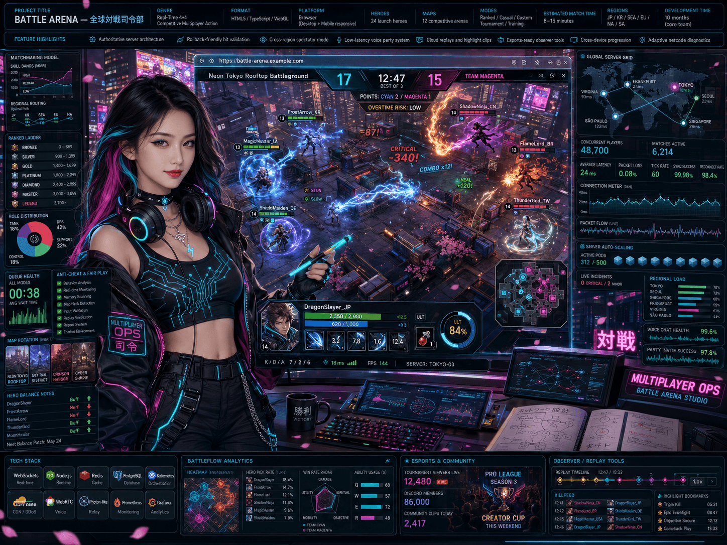 マルチプレイヤー対戦ゲーム