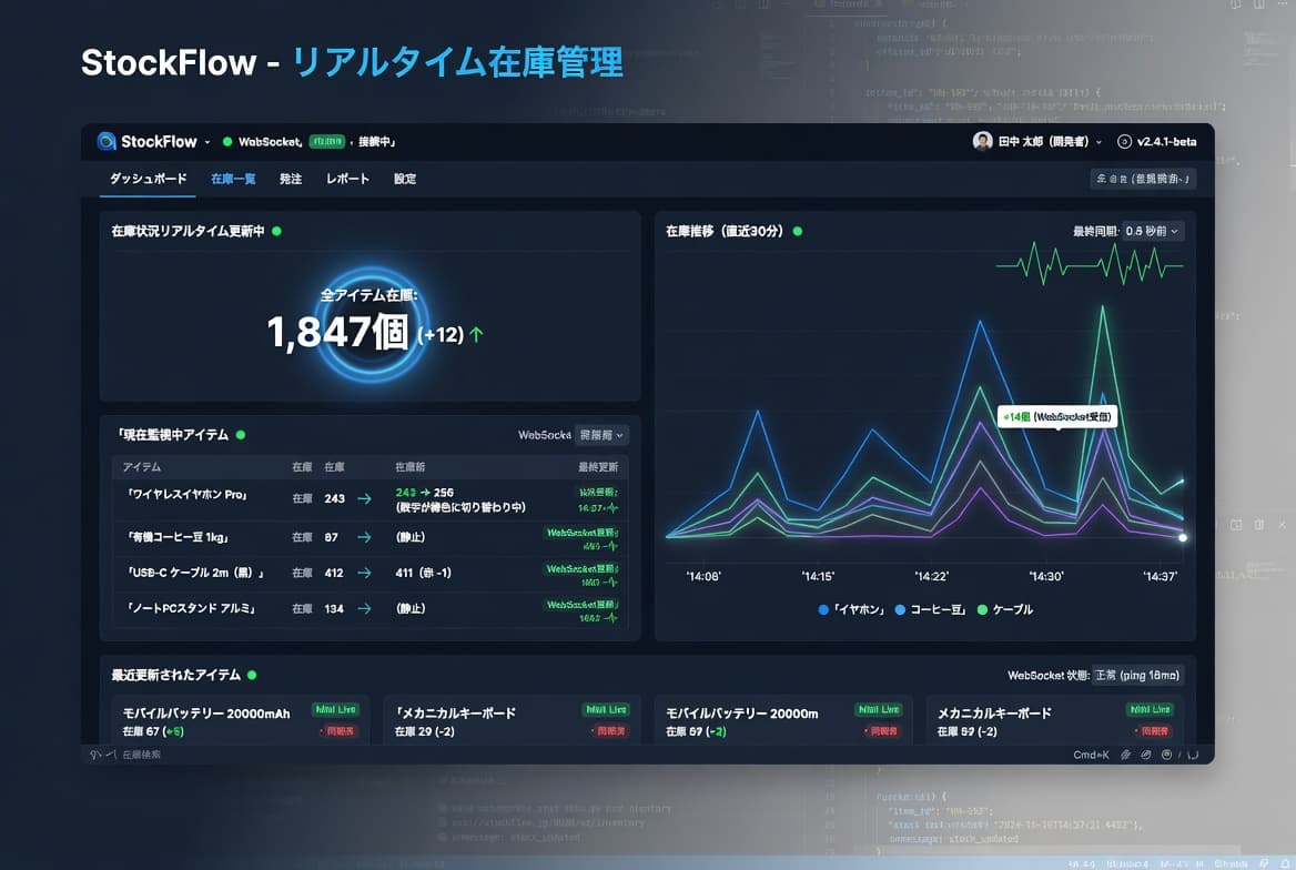 リアルタイム在庫管理システム